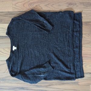 J. Crew Lightweight Charcoal Sweater Sz S